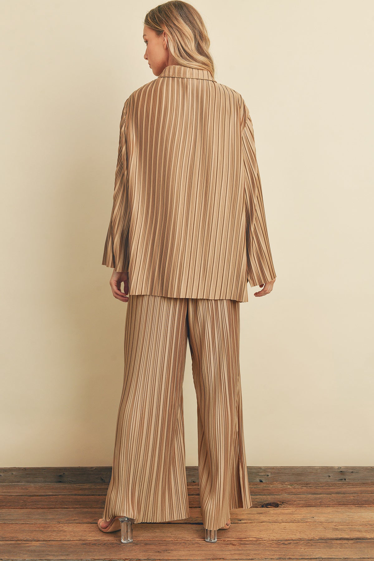 Vibe Check Pleated Shirt