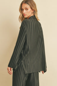 Vibe Check Pleated Shirt