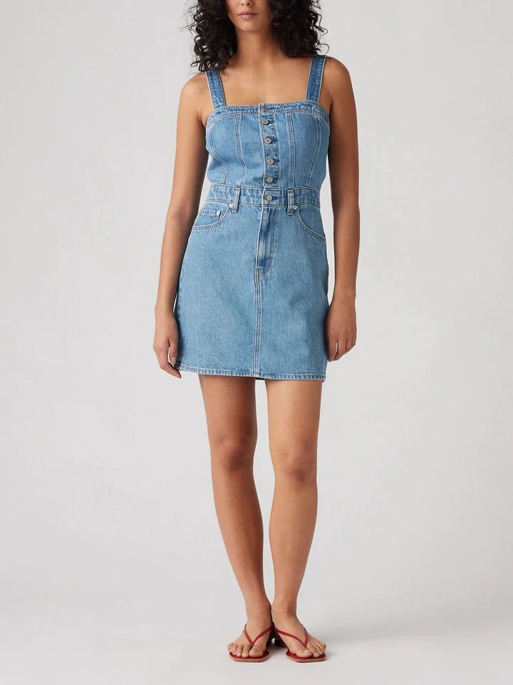 Iconic Button Dress