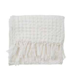 Honeycomb Hand Towel, White