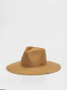 Jo Straw Frayed Fedora