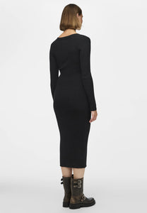 Pcmira Ls midi knit dress