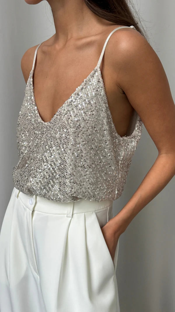 Sienna Sequin Cami OS