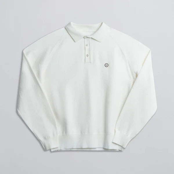 Long Sleeve Knit Polo