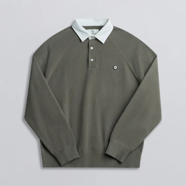 Long Sleeve Knit Rugby