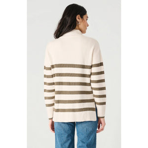 Striped Quarter Zip 7034