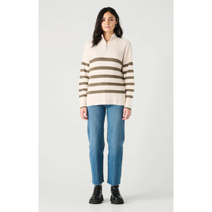 Striped Quarter Zip 7034