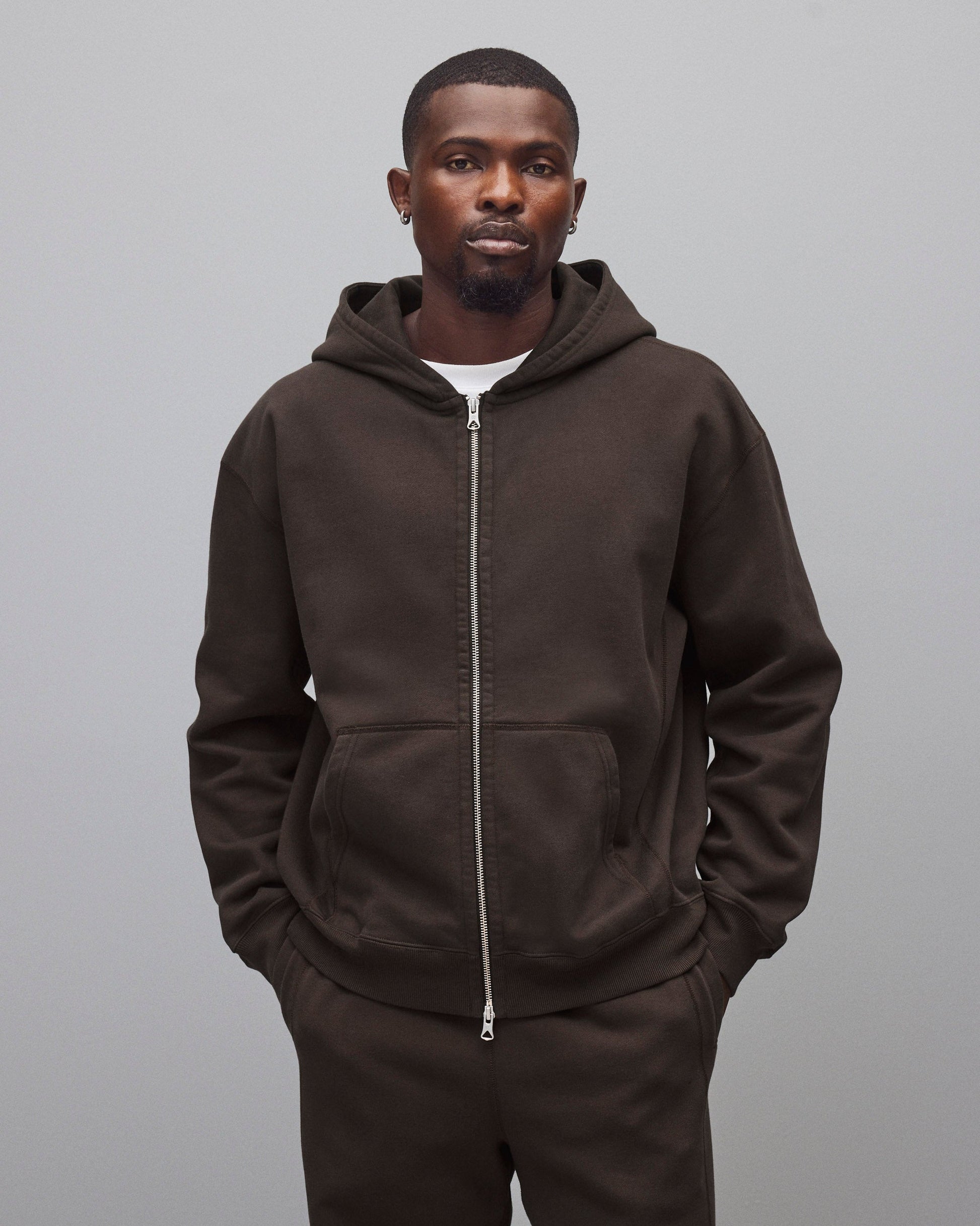 Brushed Fleece 97 Relaxed Zip Hoodie