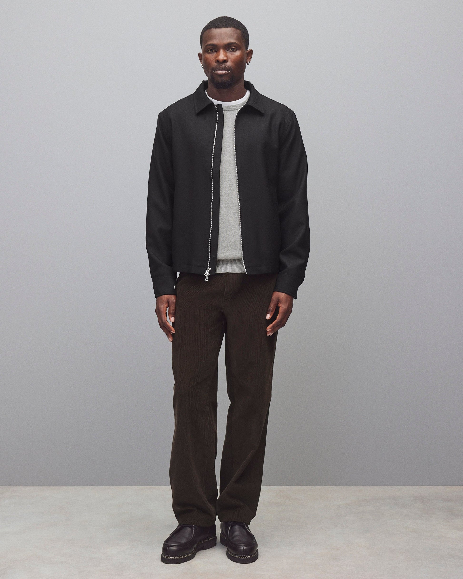 wool twill venue jacket