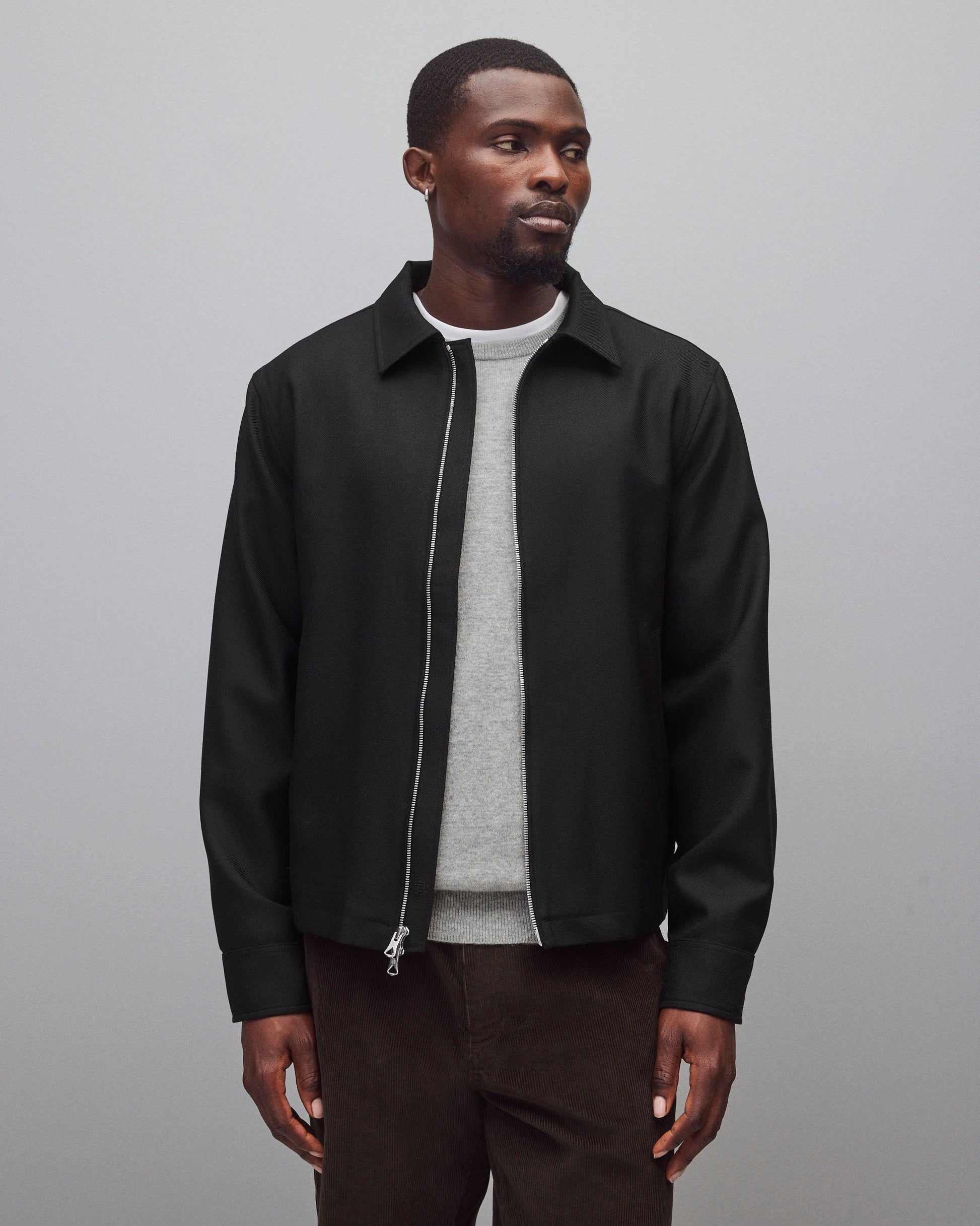wool twill venue jacket