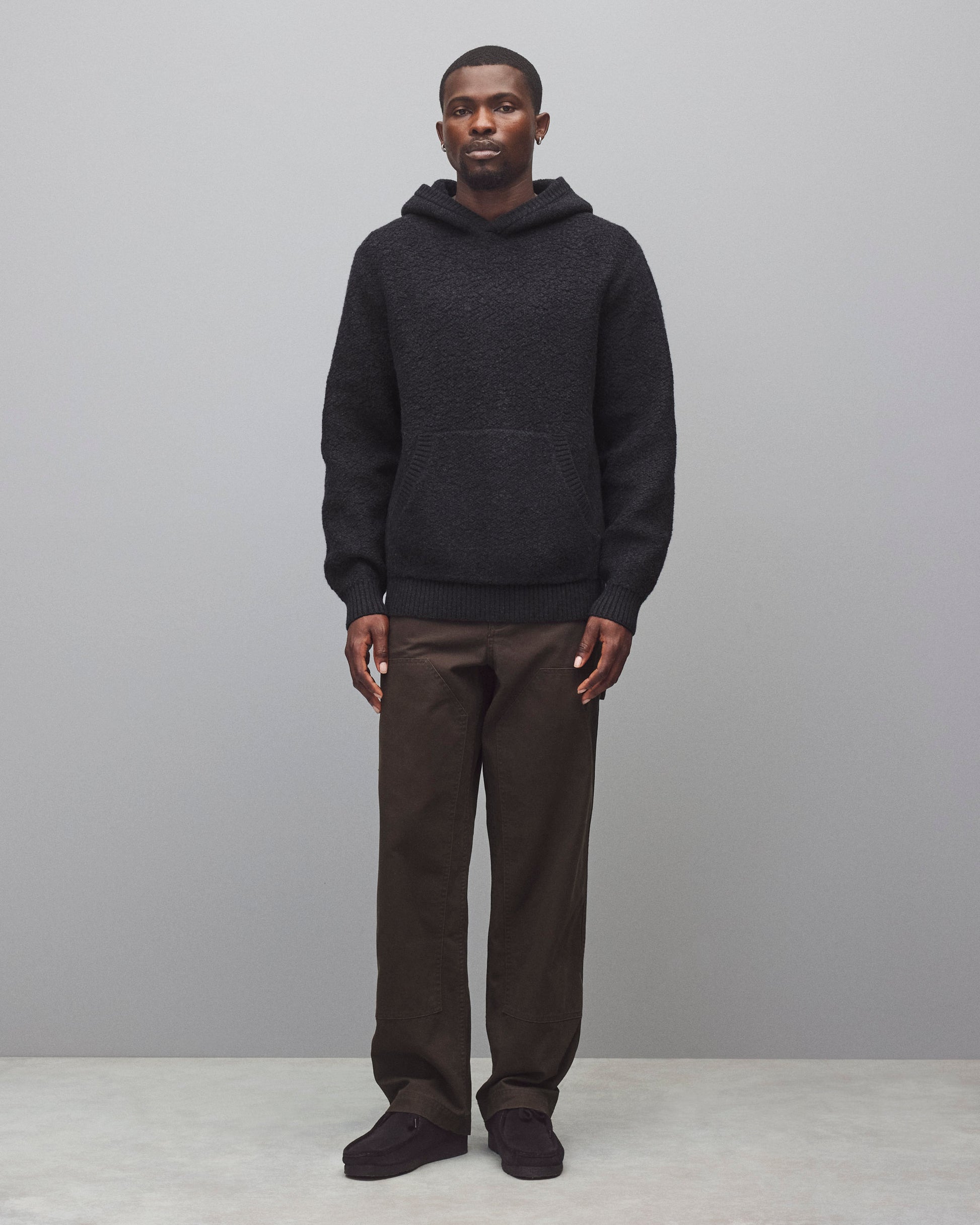 Texture Boucle Turf Hoodie