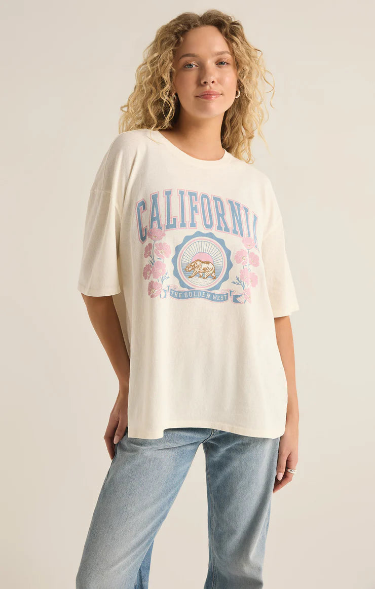 Poppy Bear Socal Tee Sea Salt