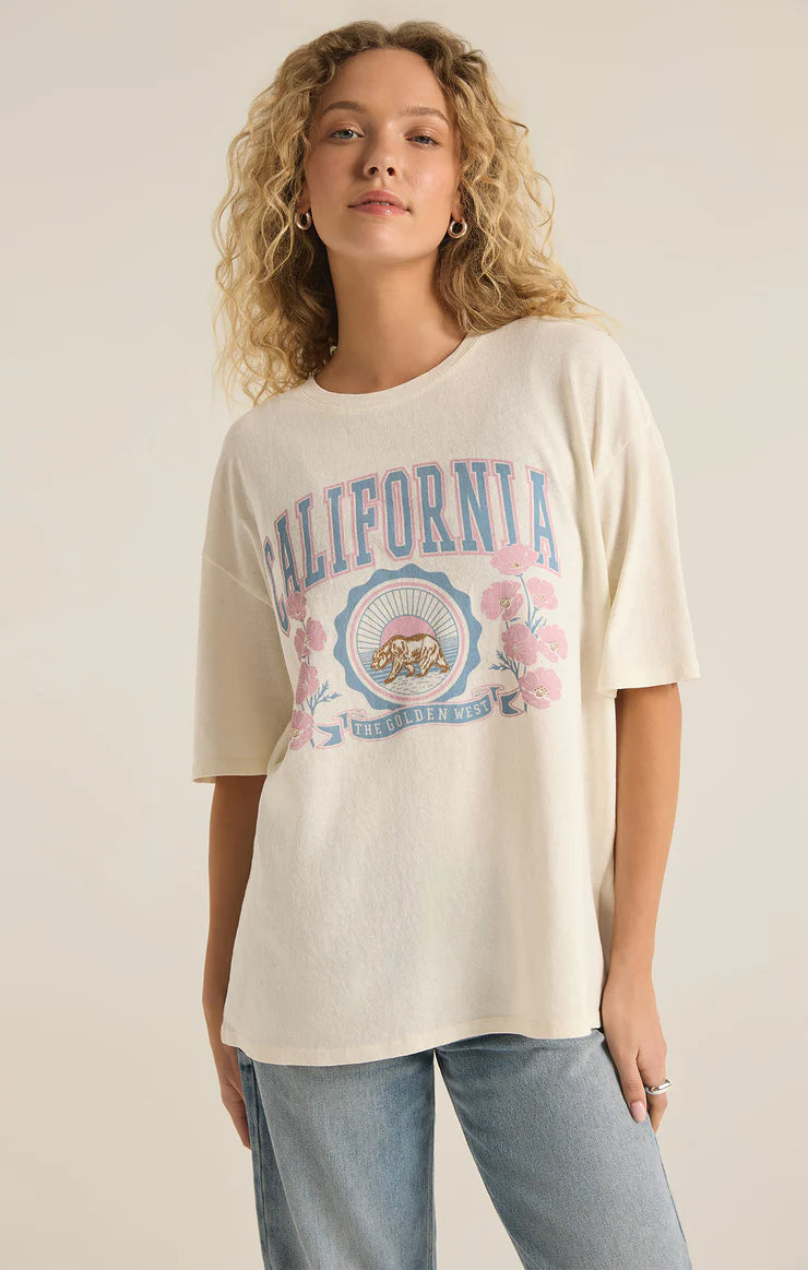 Poppy Bear Socal Tee Sea Salt