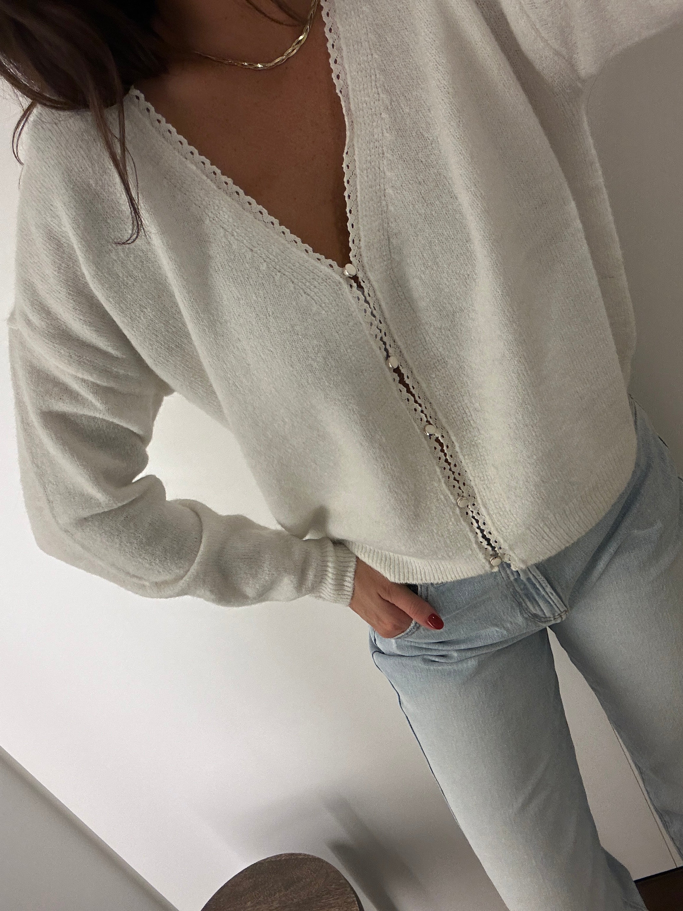 Pcnaja LS Knit Cardi