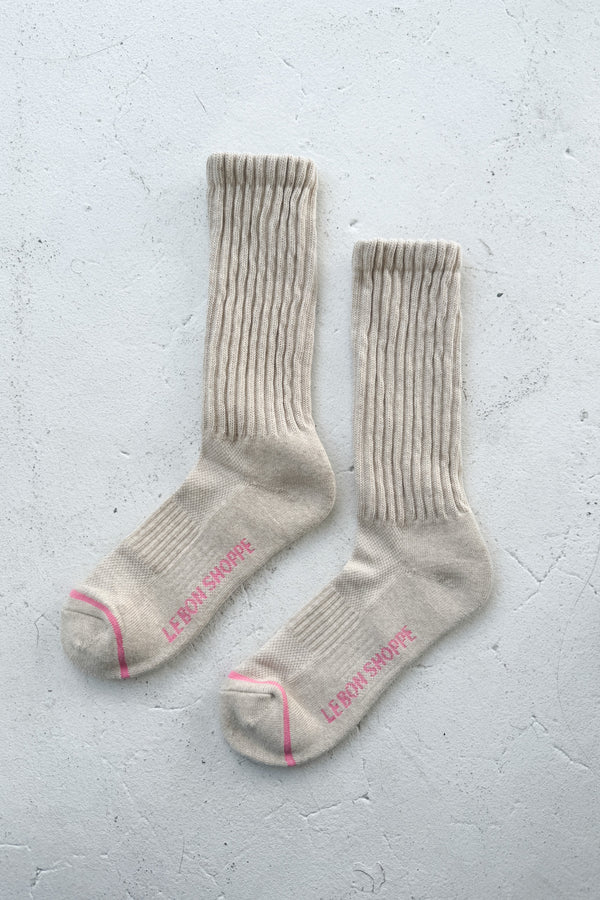 Ballet Socks Oatmeal