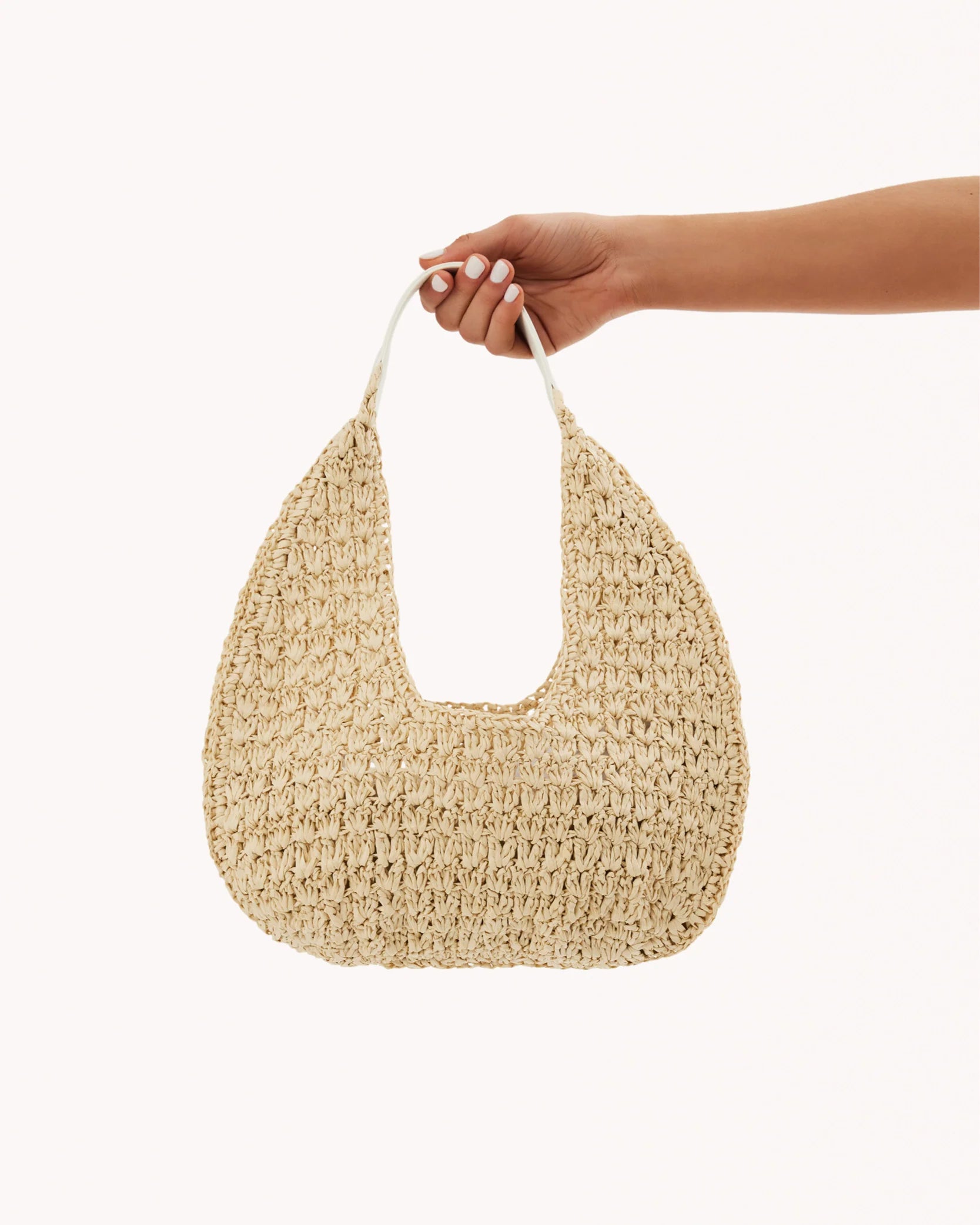 Jasmine Shoulder Bag Natural Raffia