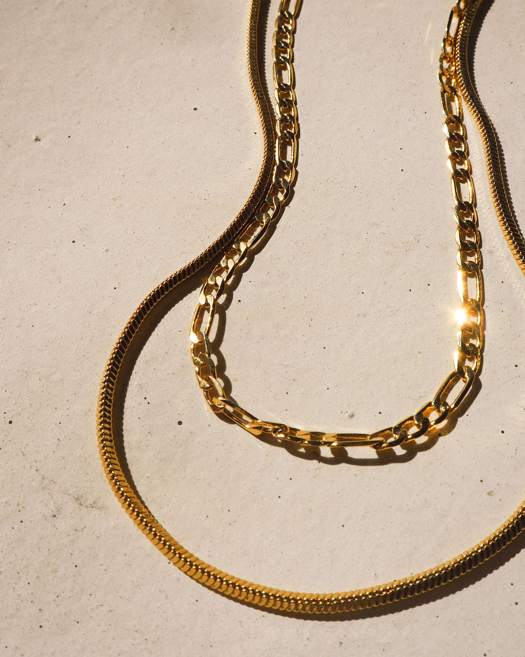 Cecilia Chain Necklace- Gold