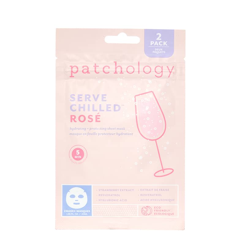 Serve chilled rose hydrating sheet mask - 2 pack