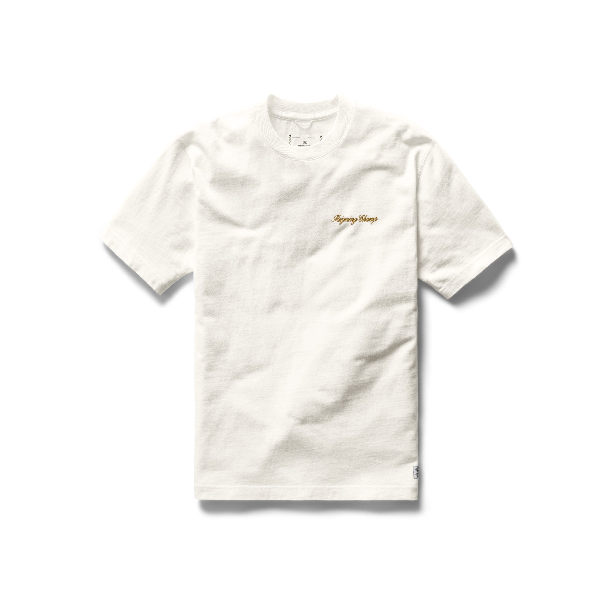 Embroidered Script T Shirt