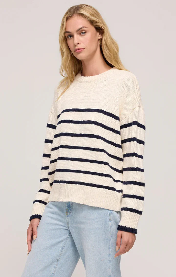Boyfriend Striped Sweater – ManWomanHome - Main Image