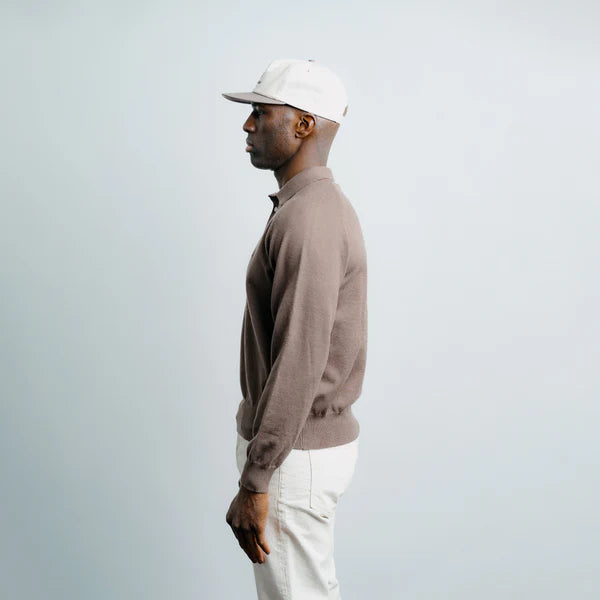 Long Sleeve Knit Polo