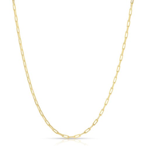 Ripley Mini Paperclip Necklace Gold