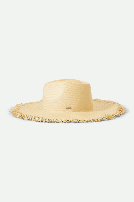 Jo Straw Frayed Fedora