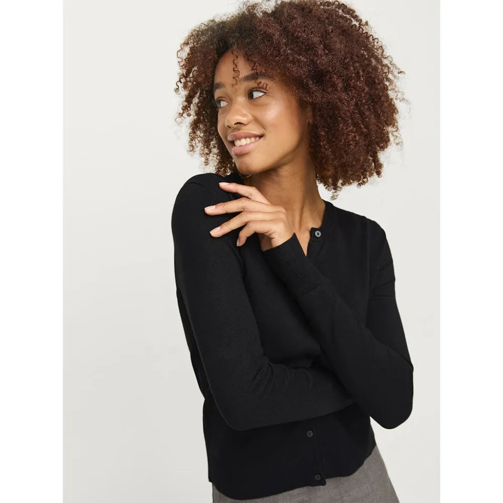 JJXX Jxophelia Cardi - Elegant Black Cardigan – ManWomanHome