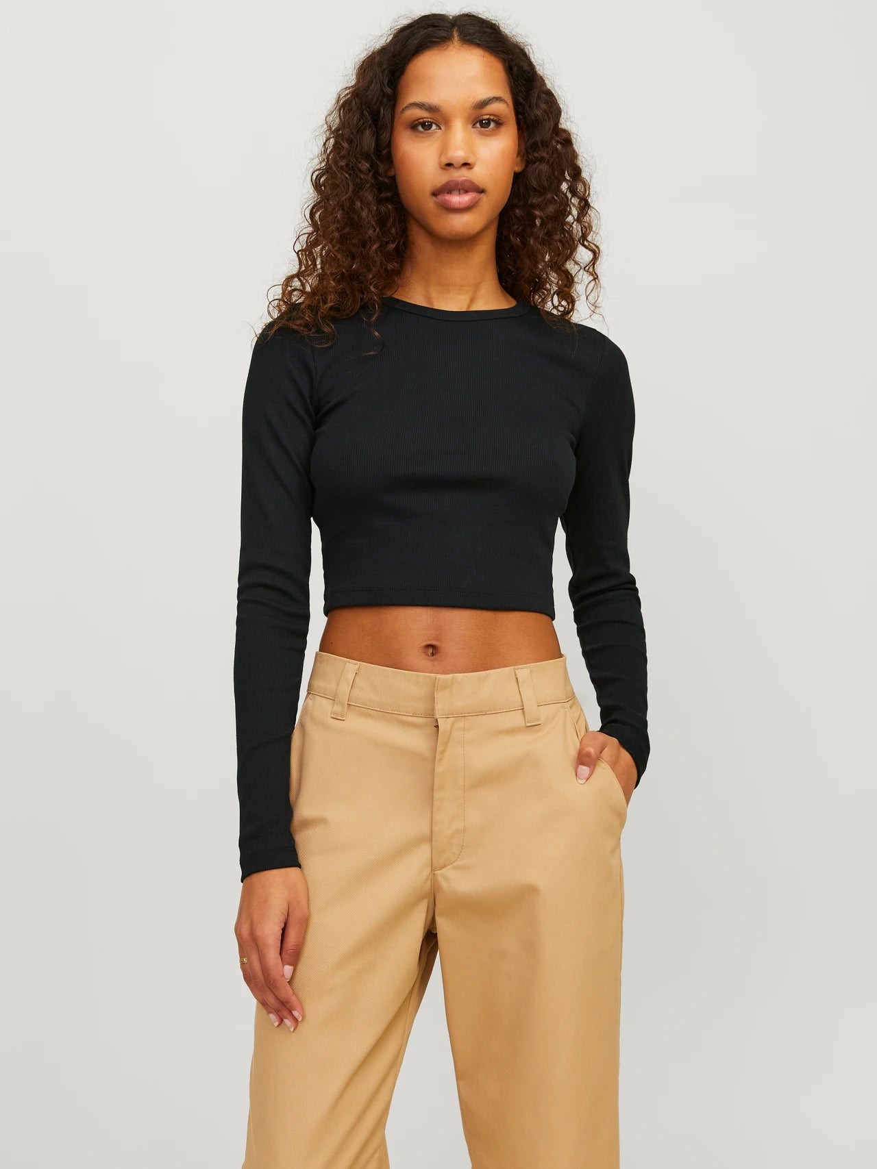 jjxfeline ls rib tee