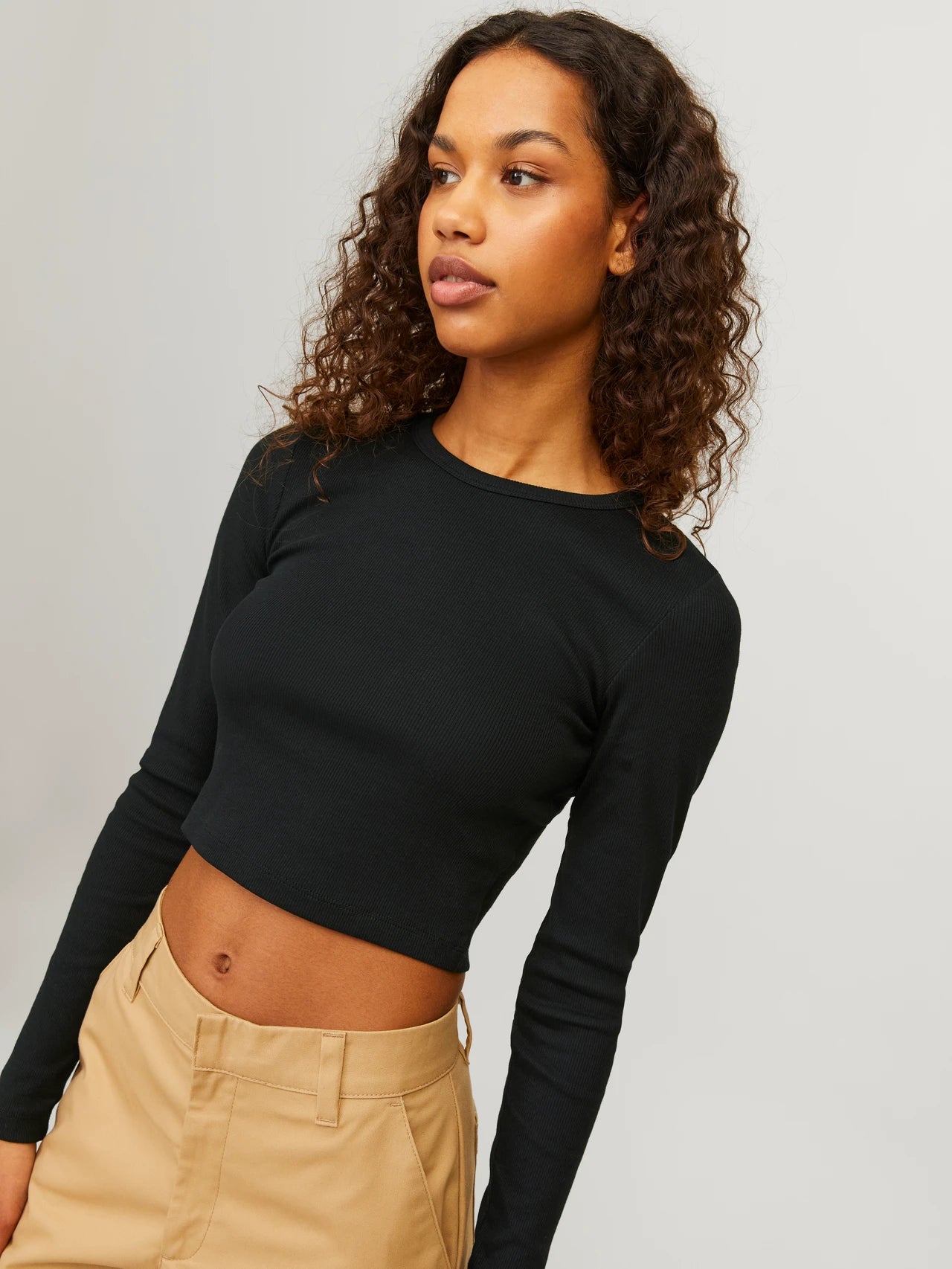 jjxfeline ls rib tee