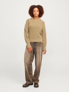 jxmila twist crew neck knit