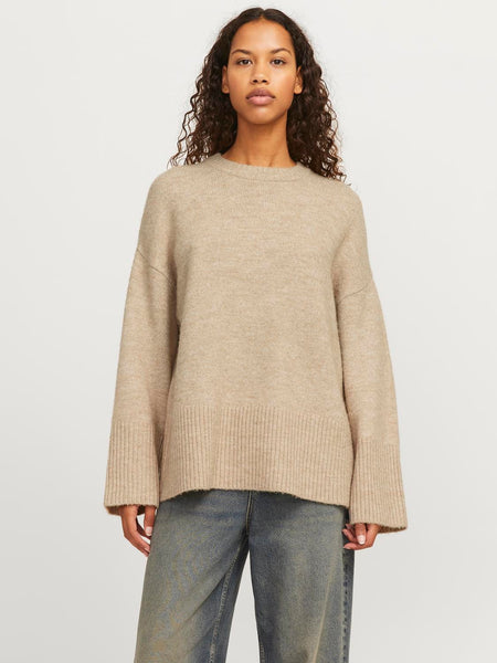 JJXX JXLEONORA Damen Strickpullover – Rippenstruktur, Crewneck, Von JACK&JONES