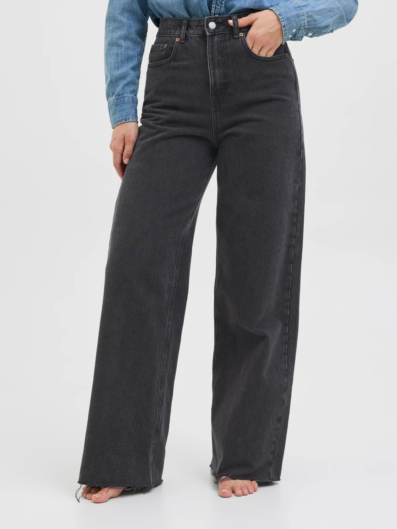 Jxtokyo Black Wide Jeans