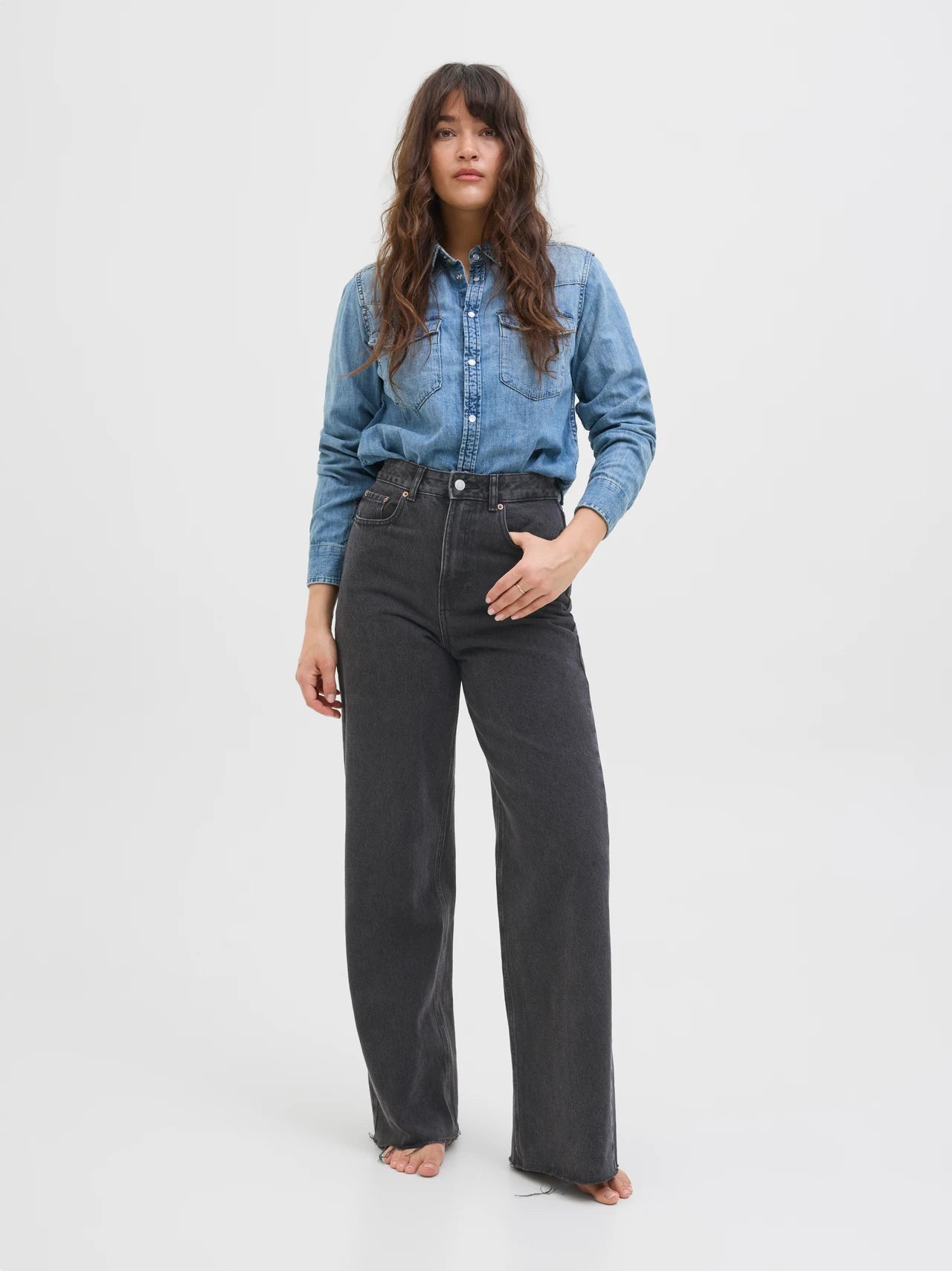 Jxtokyo Black Wide Jeans