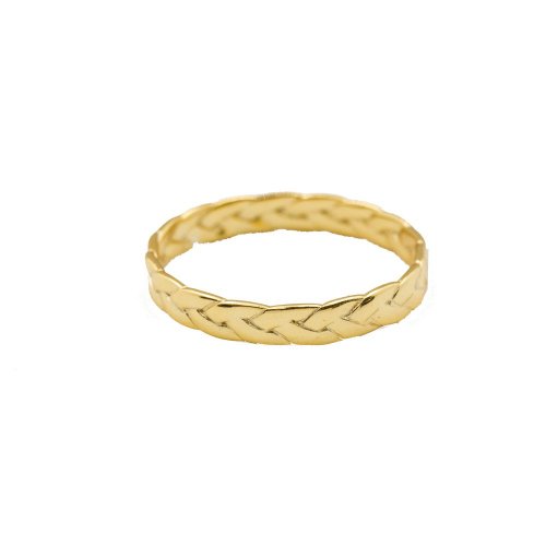 Indy Braided Band Gold