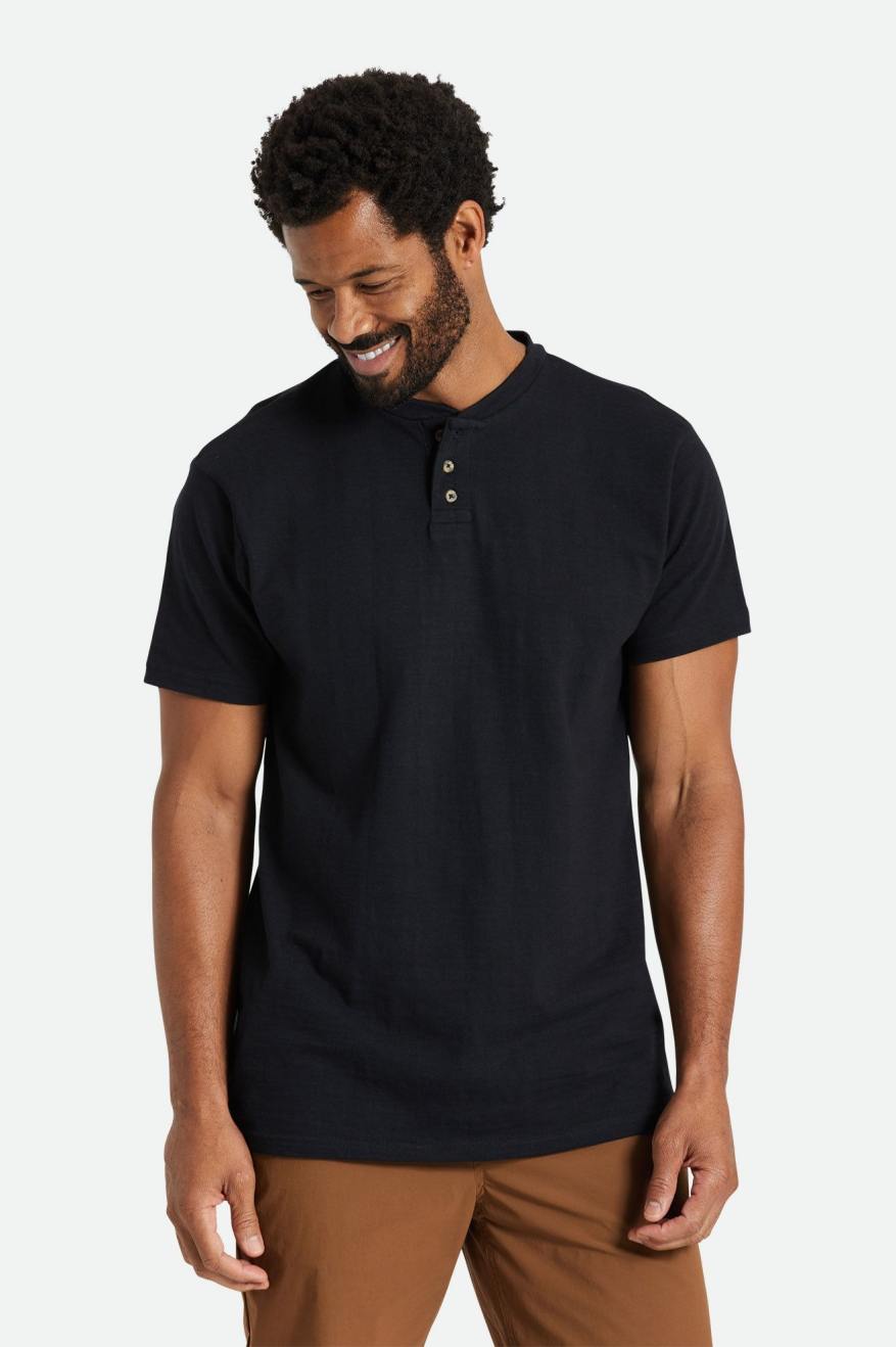 Basic Slub S/S Henley Tee