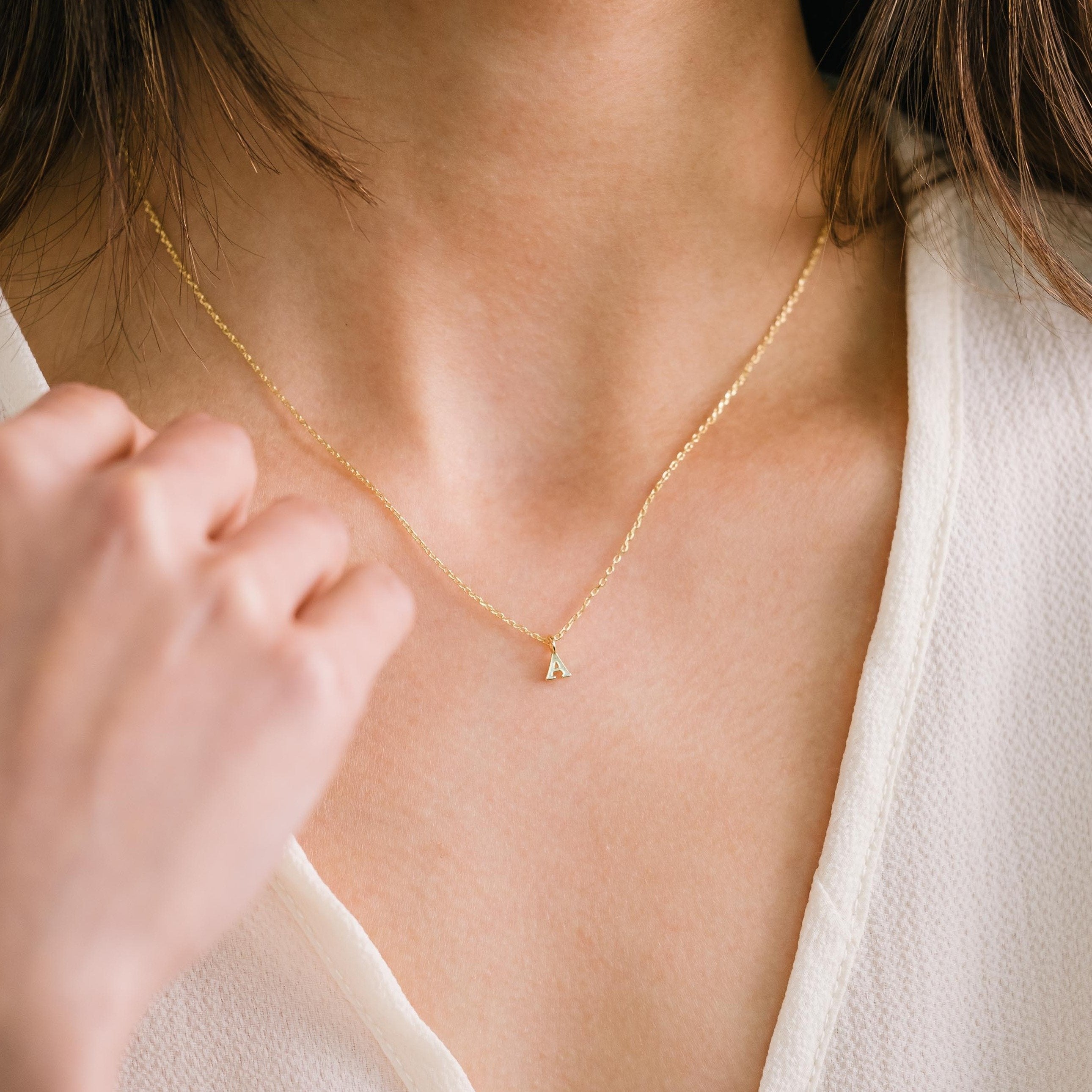 Lovers Tempo Initial Necklace