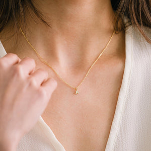 Lovers Tempo Initial Necklace